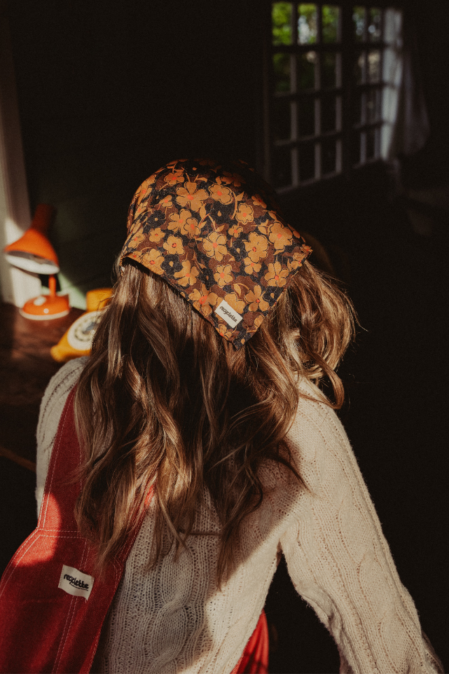 Foulard rétro fabriqué en France