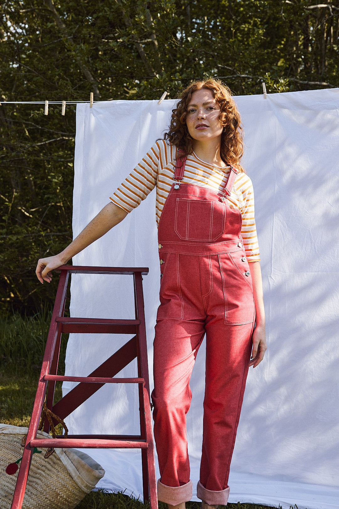 Salopette Fernando - Denim Rouge