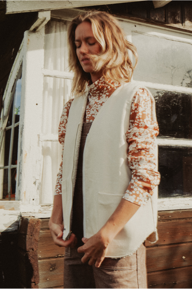 Les gilets sans manches réversibles pour femme