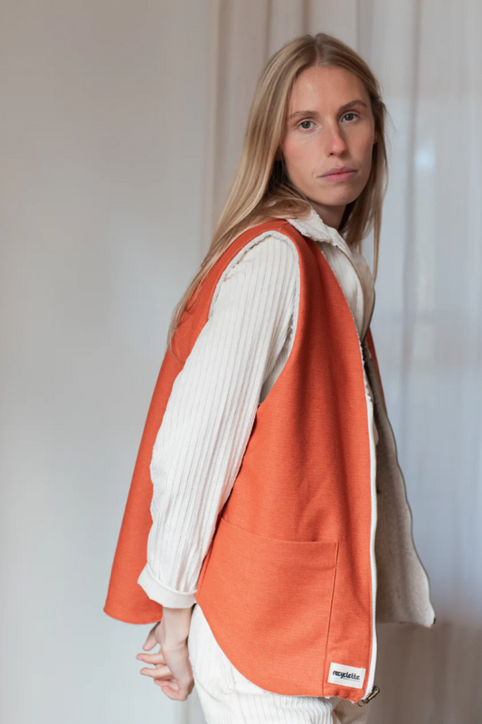 Gilet reversible pour femme