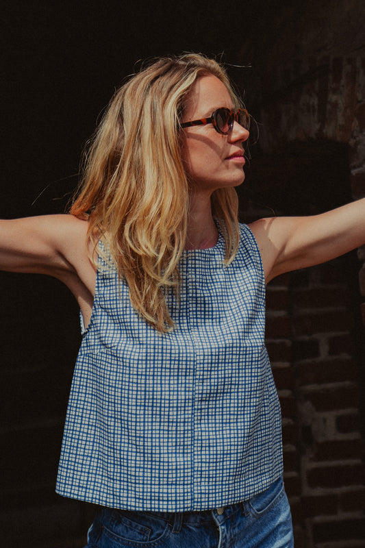 Top Frida Carreaux Vintage