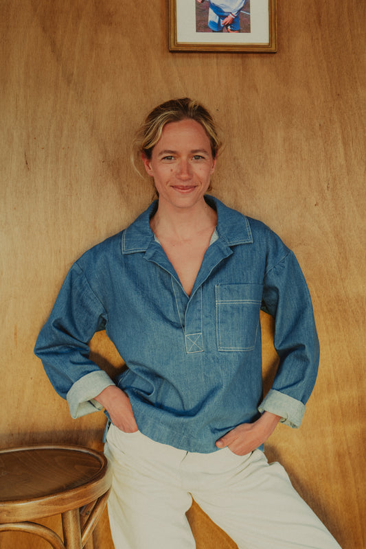 Vareuse Denim Bleu Clair