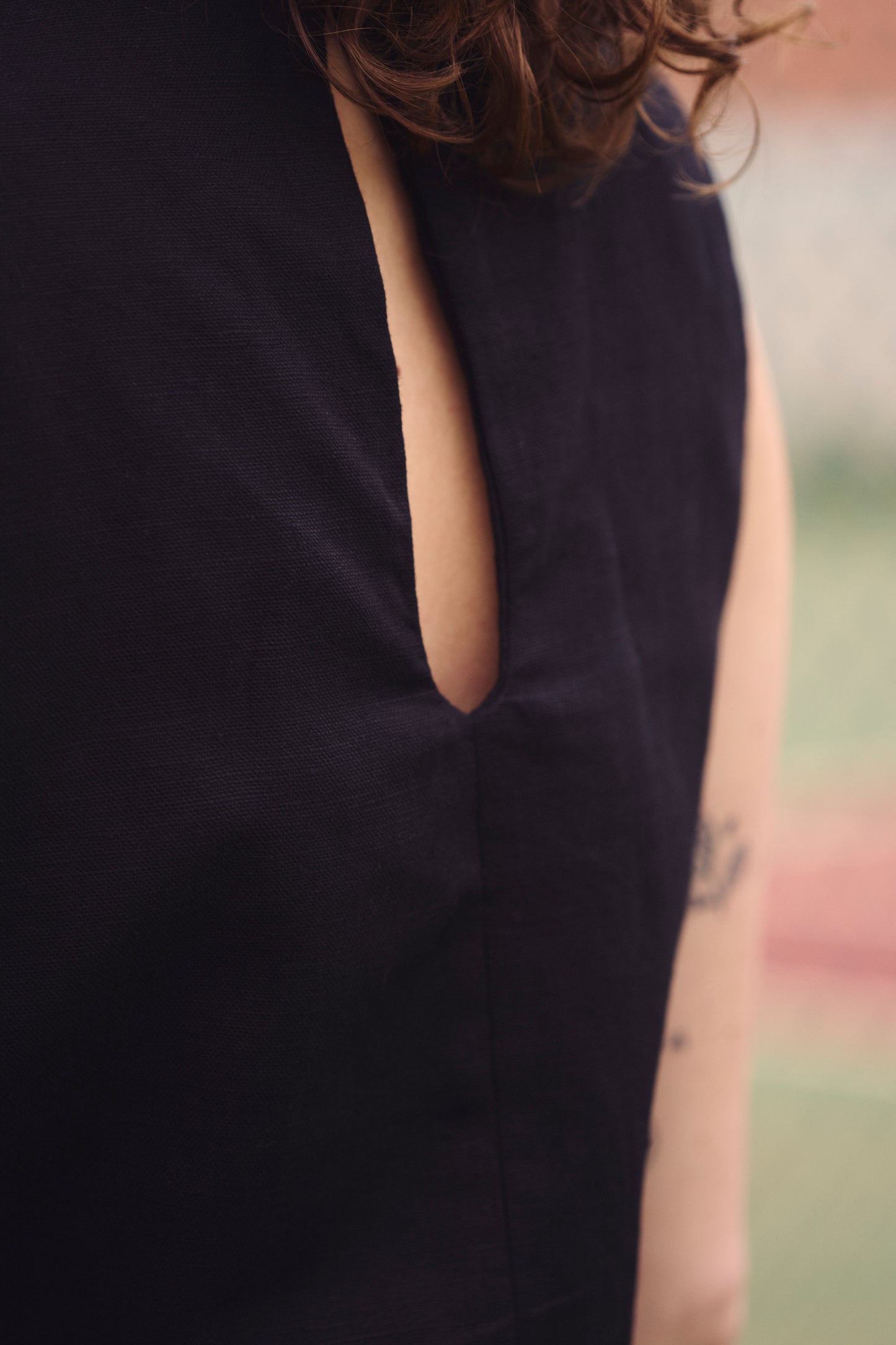 La robe longue noire