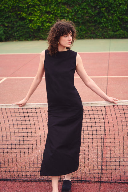 La robe longue noire