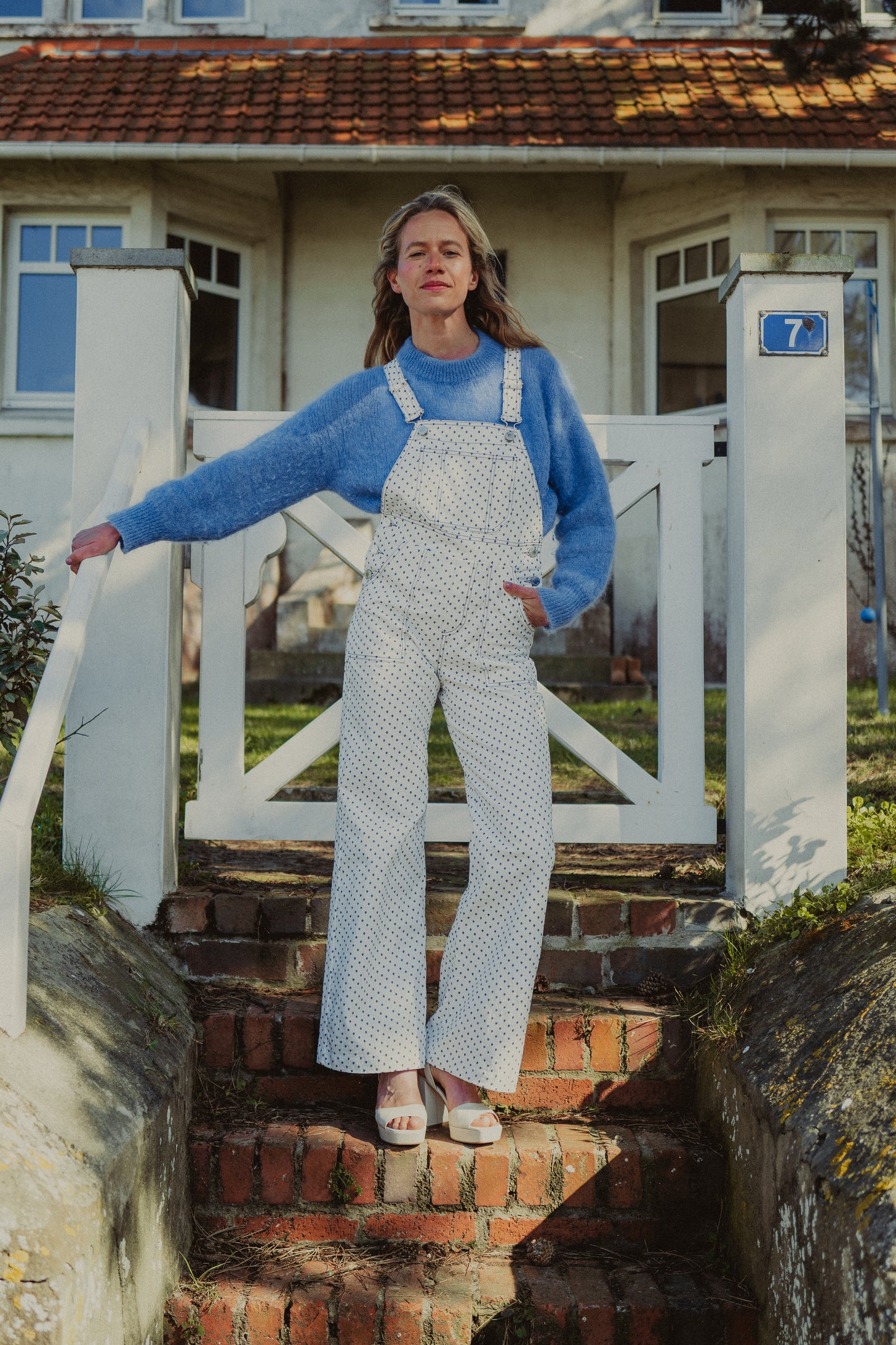 Salopette taille haute fabriquée en france 