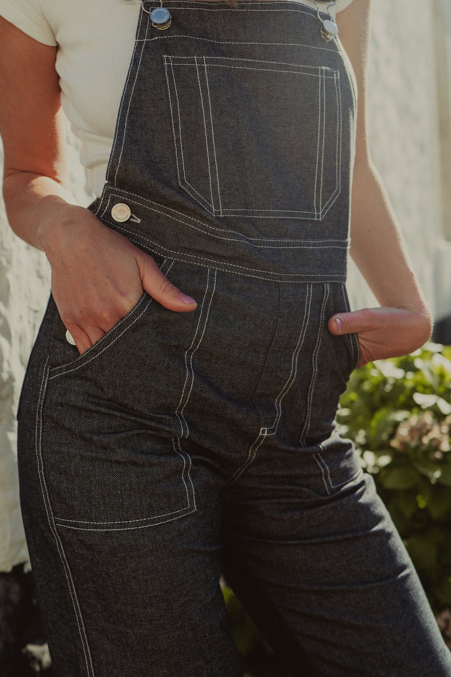 Salopette fabriquée en France taille haute
