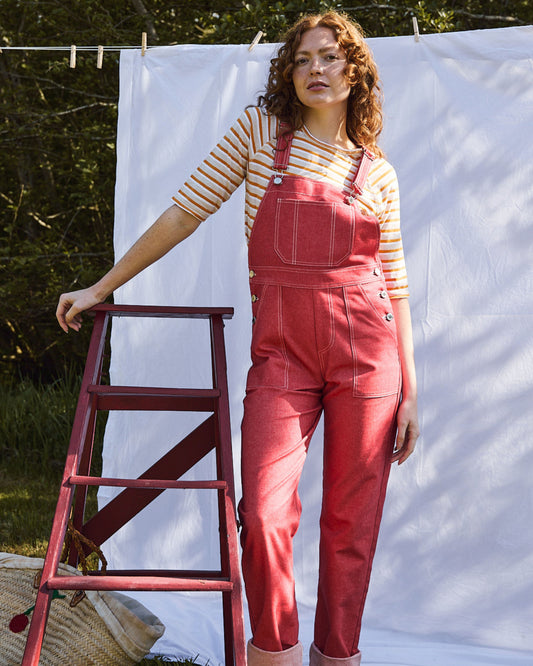 Salopette Fernando - Denim Rouge